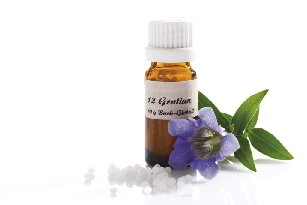 flacon de fleur de bach gentiane